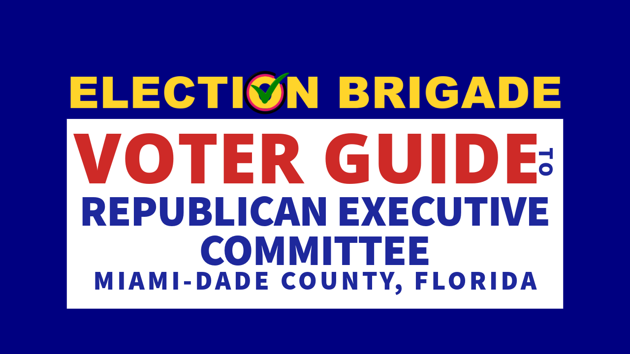 2024 Election Brigade Voter Guide For Republican Executive Committee Of